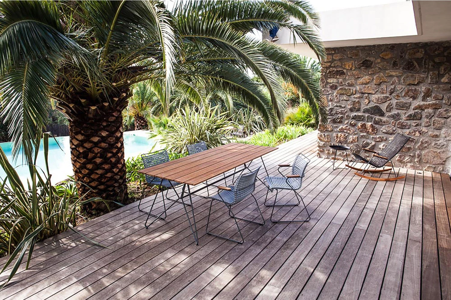 Sketch Dining Table 220 Cm, Bamboo/Grey 2 Sketch Dining Table 220 Cm, Bamboo/Grey - Image 2