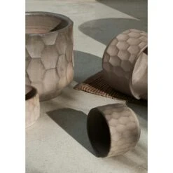 Kähler Gro Flowerpot 21,5 Cm, Light Sand -Hay Sales Store kahler gro flowerpot light sand 1