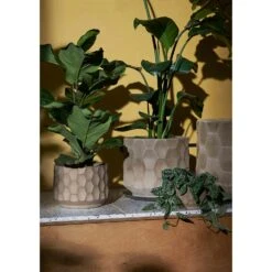 Kähler Gro Flowerpot 21,5 Cm, Light Sand -Hay Sales Store kahler gro flowerpot light sand 9