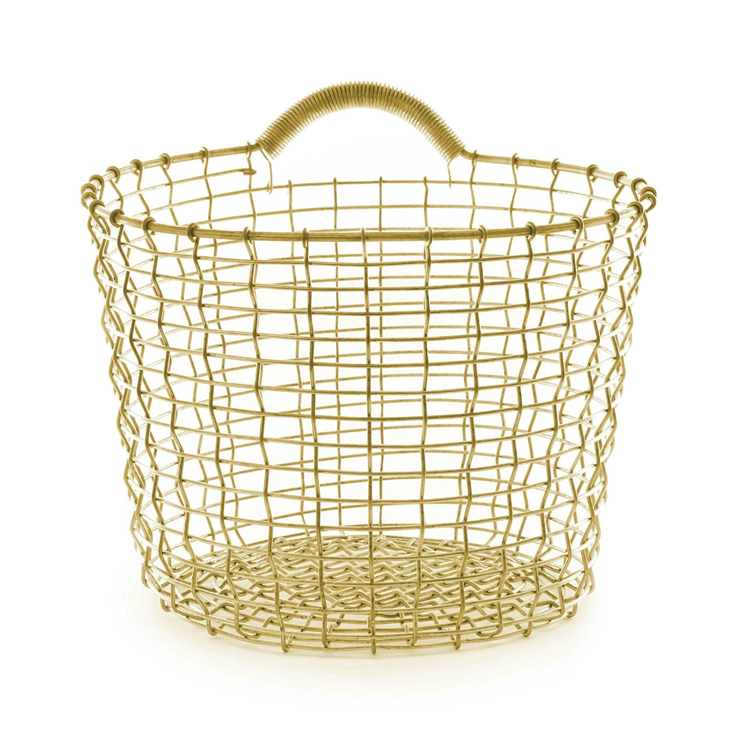 Korbo Bin 16 Basket, Brass 1 Korbo Bin 16 Basket, Brass