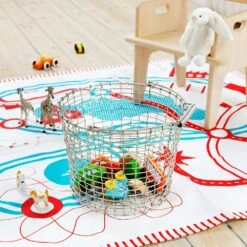 Korbo Bucket 24 Basket, Galvanized -Hay Sales Store korbo bucket basket galvanized 1 1