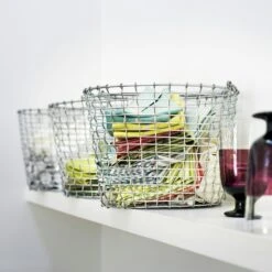 Korbo Bucket 24 Basket, Galvanized -Hay Sales Store korbo bucket basket galvanized 2 1