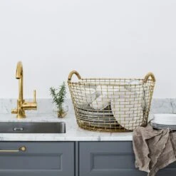 Korbo Classic 35 Basket, Brass 7 Korbo Classic 35 Basket, Brass -Hay Sales Store korbo classic 35 basket brass 2