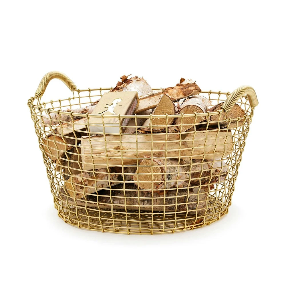 Korbo Classic 35 Basket, Brass 5 Korbo Classic 35 Basket, Brass - Image 5