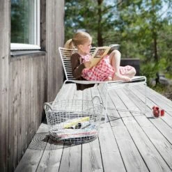 Korbo Classic 35 Basket, Galvanized 9 Korbo Classic 35 Basket, Galvanized -Hay Sales Store korbo classic basket galvanized 8