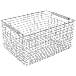 Korbo Rectangular 19 Basket, Acid-proof Stainless Steel