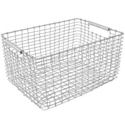 Korbo Rectangular 23 Basket, Galvanised