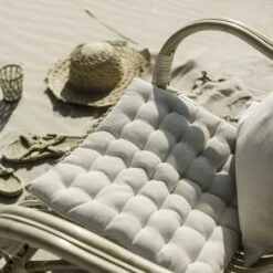 Pepper Seat Cushion 40x40 Cm, Creamy Beige -Hay Sales Store linum pepper seat cushion 40x40 cm 42