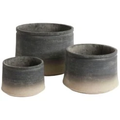 Muubs Kanji Pot Low Grey, 21 Cm -Hay Sales Store muubs kanji pot low grey 1 2