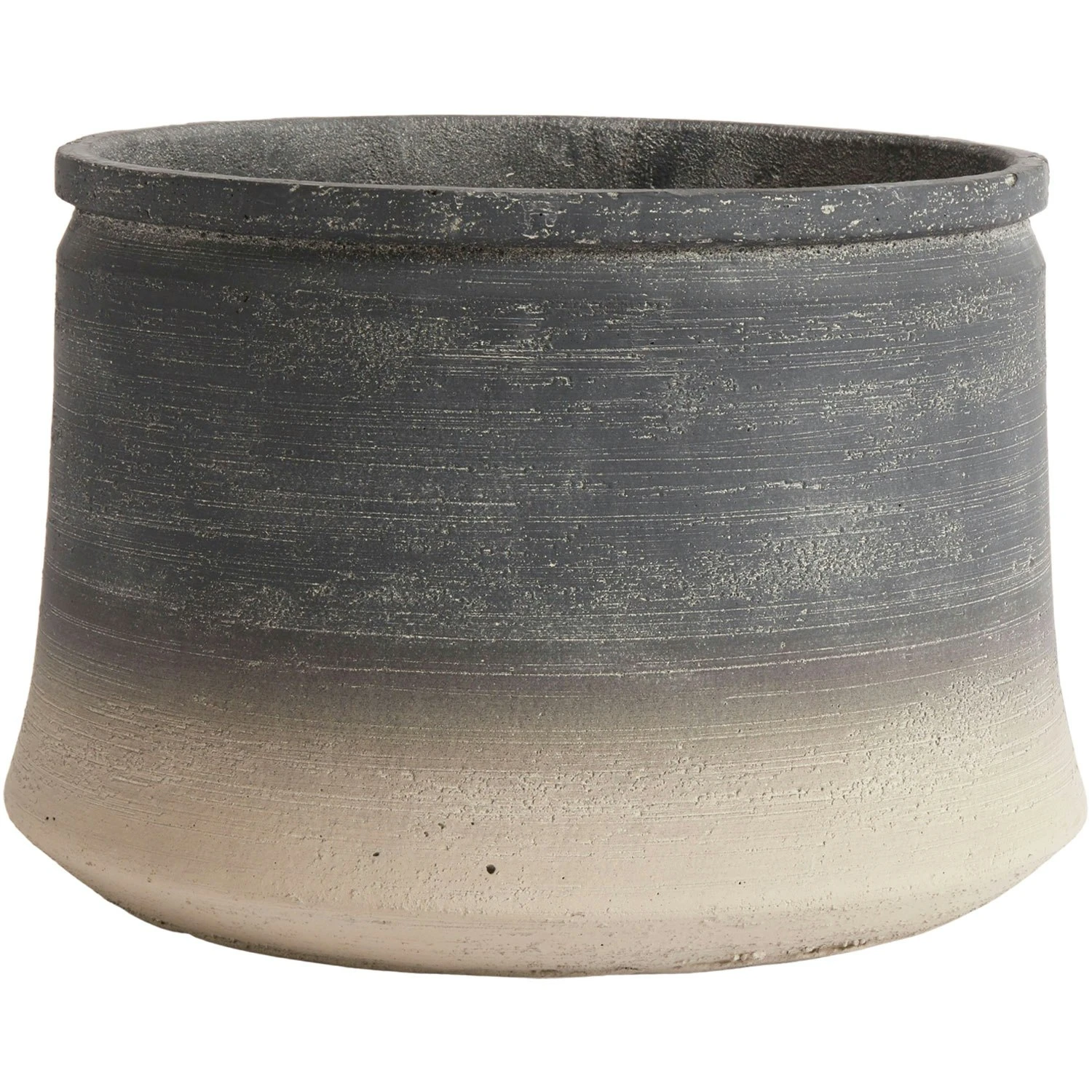 Muubs Kanji Decorative Pot Low Grey, 34 Cm 1 Muubs Kanji Decorative Pot Low Grey, 34 Cm