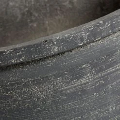 Muubs Kanji Decorative Pot Low Grey, 34 Cm 6 Muubs Kanji Decorative Pot Low Grey, 34 Cm -Hay Sales Store muubs kanji pot low grey 7