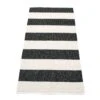 Bob Rug 70x200 Cm, Black/Vanilla