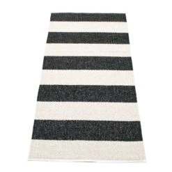 Bob Rug 70x200 Cm, Black/Vanilla