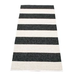Bob Rug 70x280 Cm, Black/Vanilla