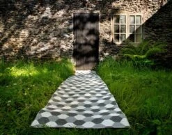 Dana Rug 70x100 Cm, Ochre/Beige 5 Dana Rug 70x100 Cm, Ochre/Beige -Hay Sales Store pappelina dana rug ochre beige 2