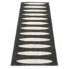 Ella Rug 70x300 Cm, Black/Vanilla