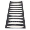 Ella Rug 70x450 Cm, Black/Vanilla