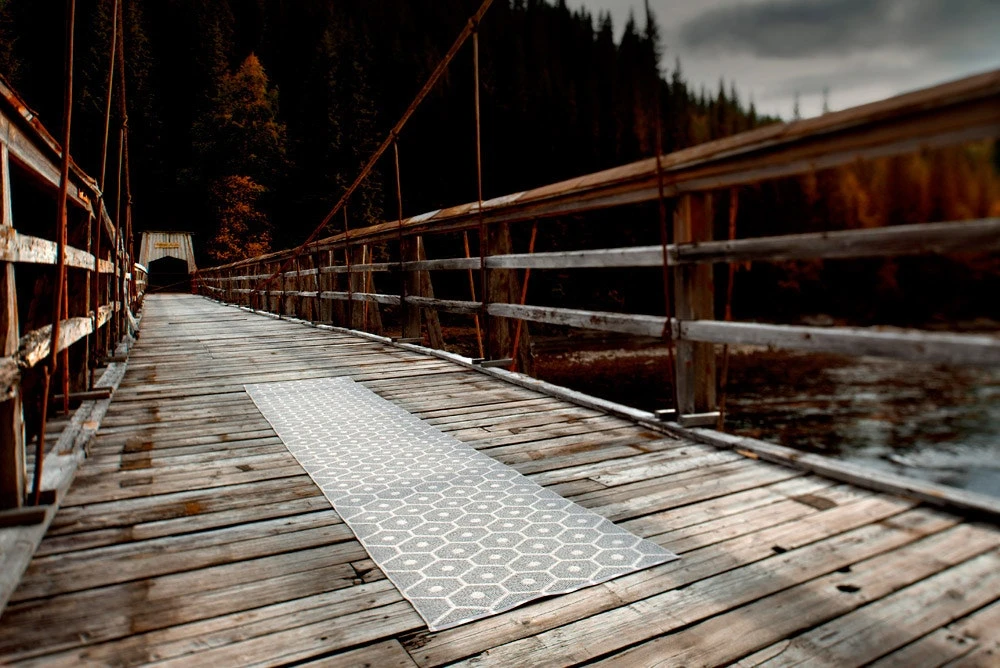 Honey Rug 70x225 Cm, Pale Turquoise/Vanilla 6 Honey Rug 70x225 Cm, Pale Turquoise/Vanilla - Image 6