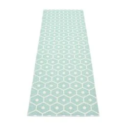 Honey Rug 70x225 Cm, Pale Turquoise/Vanilla