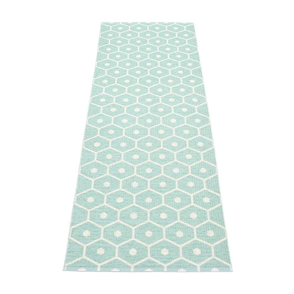 Honey Rug 70x225 Cm, Pale Turquoise/Vanilla 1 Honey Rug 70x225 Cm, Pale Turquoise/Vanilla