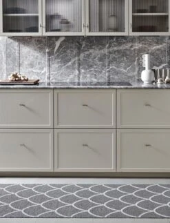 Kotte Rug Charcoal/ Warm Grey, 70x150 Cm -Hay Sales Store pappelina kotte rug charcoal warm grey 1