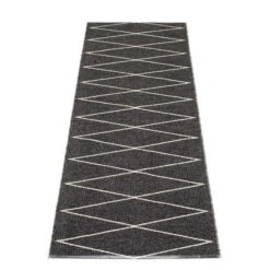 Max Rug 70x320 Cm, Black/Vanilla