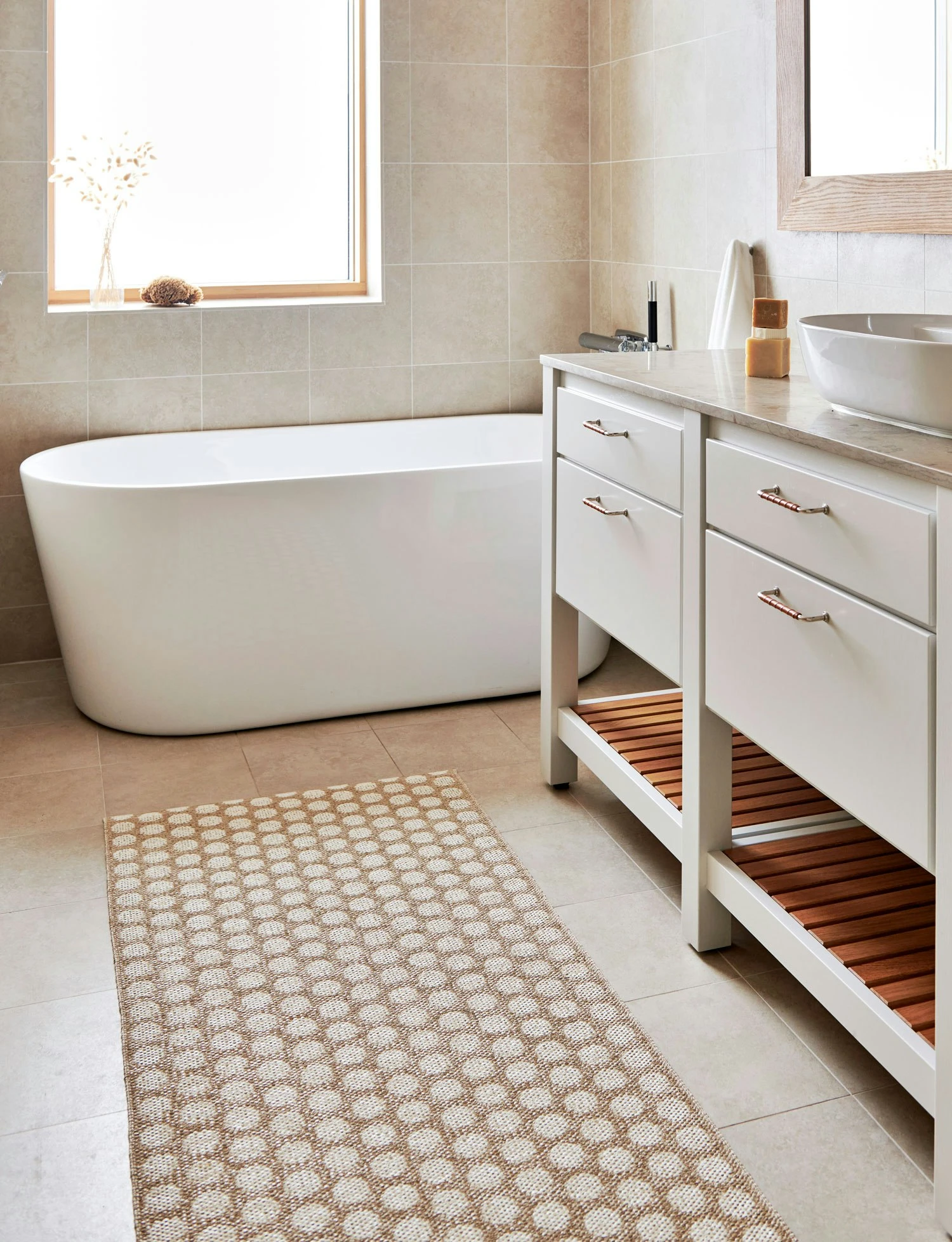 Noa Rug Beige / Vanilla, 70x150 Cm 3 Noa Rug Beige / Vanilla, 70x150 Cm - Image 3