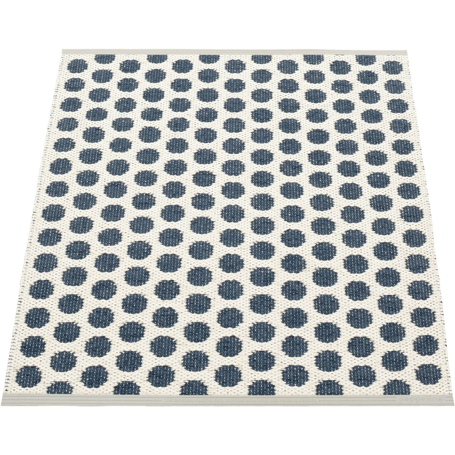 Noa Rug Dark Blue / Vanilla / Warm Grey, 70x90 Cm 2 Noa Rug Dark Blue / Vanilla / Warm Grey, 70x90 Cm - Image 2