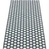 Noa Rug Dark Blue / Vanilla / Warm Grey, 70x150 Cm