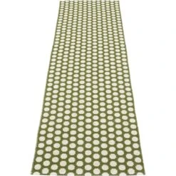 Noa Rug Olive / Vanilla / Warm Grey, 70x250 Cm