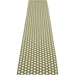 Noa Rug Olive / Vanilla / Warm Grey, 70x350 Cm