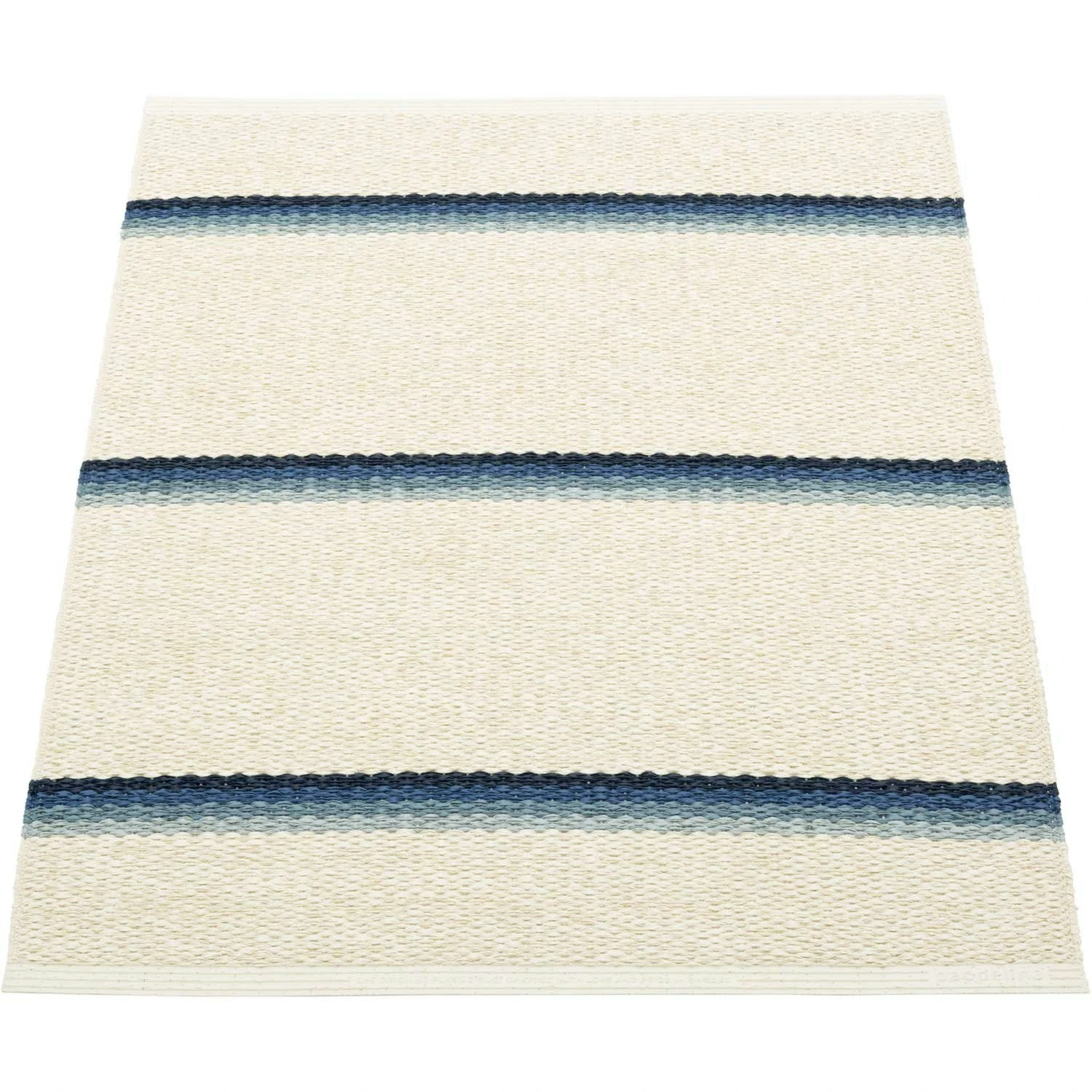 Olle Rug Blue / Background Vanilla, 70x90 Cm 1 Olle Rug Blue / Background Vanilla, 70x90 Cm