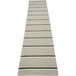 Olle Rug Grey / Background Linen, 70x360 Cm