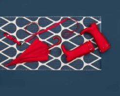 Otis Doormat 70x50 Cm, Blue/Vanilla -Hay Sales Store pappelina otis doormat 70x50 cm 2