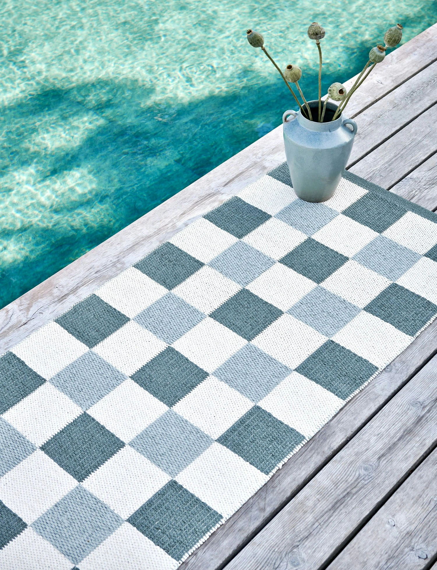 Pix Rug Army / Vanilla / Sage, 70x240 Cm 2 Pix Rug Army / Vanilla / Sage, 70x240 Cm - Image 2