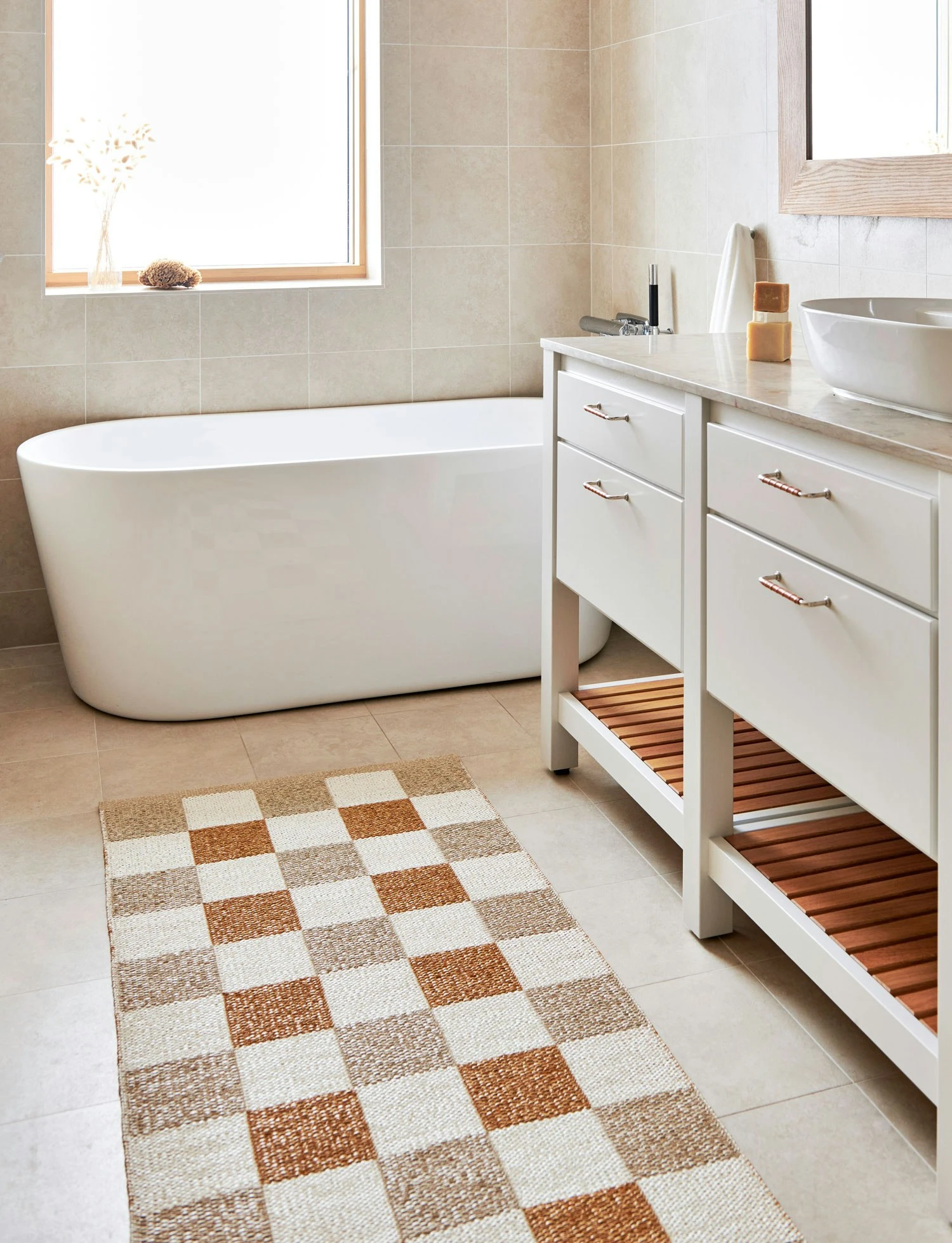 Pix Rug Beige / Vanilla / Ochre, 70x160 Cm 2 Pix Rug Beige / Vanilla / Ochre, 70x160 Cm - Image 2