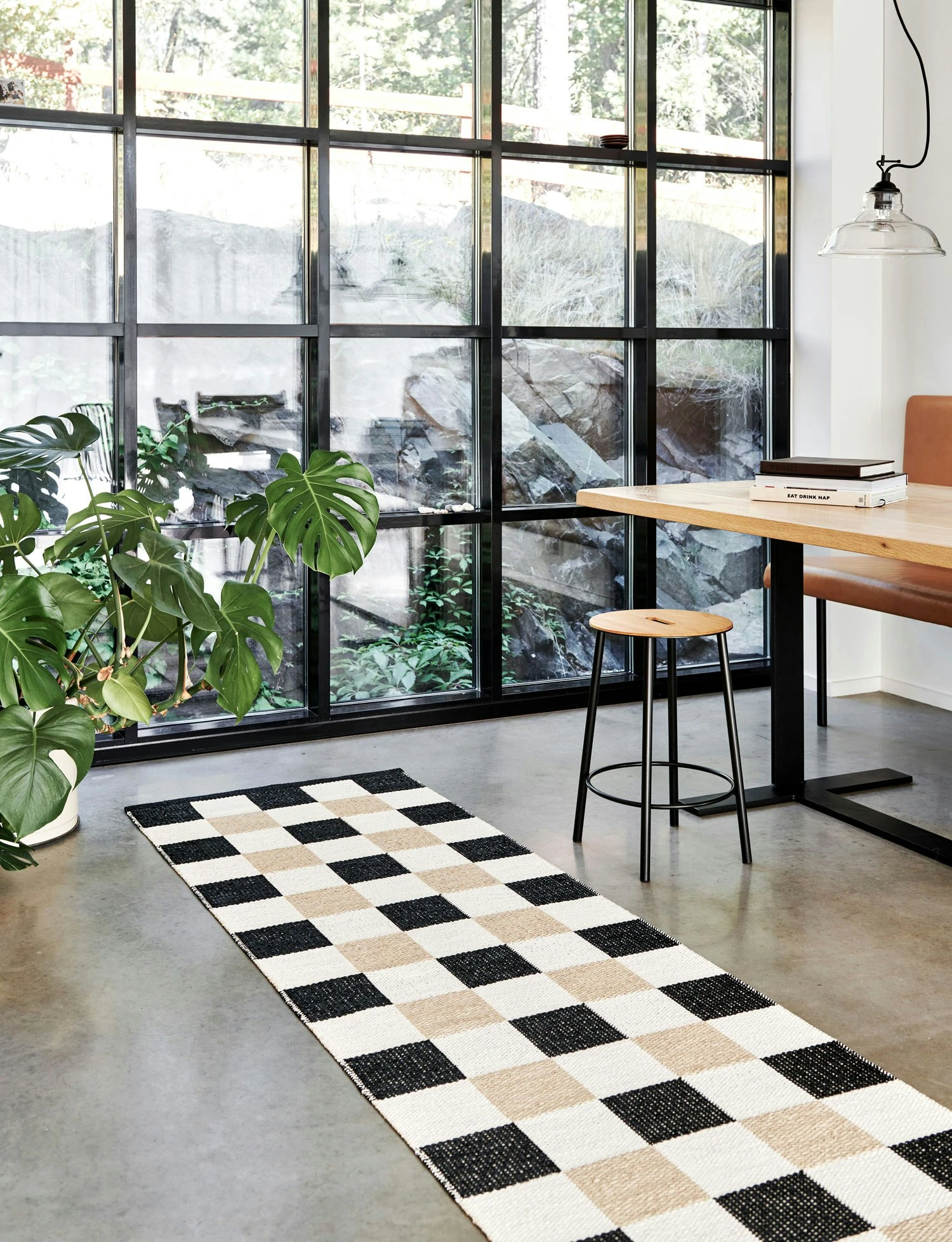 Pix Rug Black / Vanilla / Beige, 70x240 Cm 2 Pix Rug Black / Vanilla / Beige, 70x240 Cm - Image 2