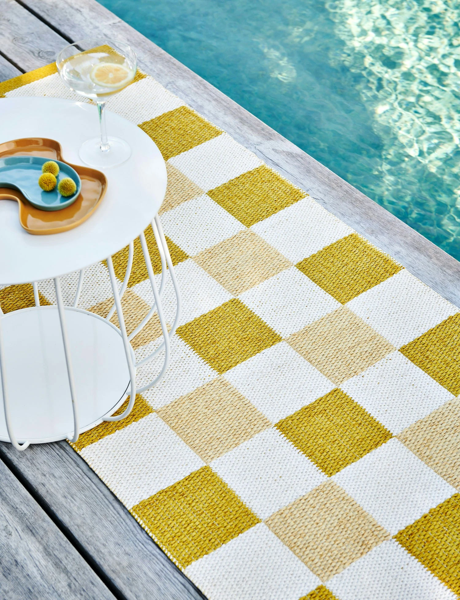 Pix Rug Mustard / Vanilla / Pale Yellow, 70x160 Cm 2 Pix Rug Mustard / Vanilla / Pale Yellow, 70x160 Cm - Image 2