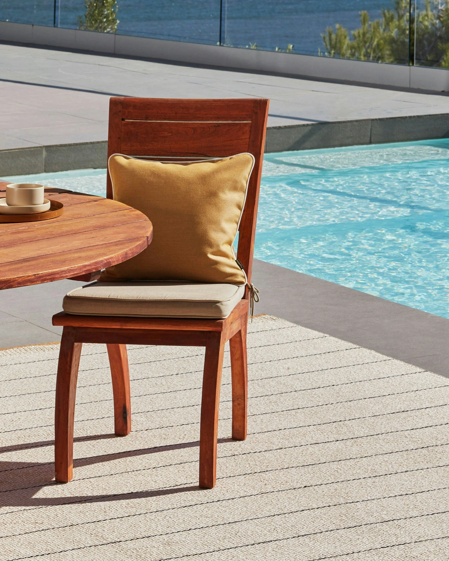 Sunny Cushion Amber, 44x44 Cm 3 Sunny Cushion Amber, 44x44 Cm - Image 3