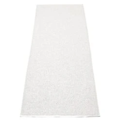 Svea Rug White Metallic/White, 70x240 Cm