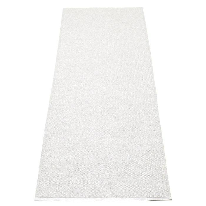 Svea Rug White Metallic/White, 70x240 Cm 1 Svea Rug White Metallic/White, 70x240 Cm