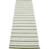 Teo Rug Sage / Army / Vanilla, 70x240 Cm