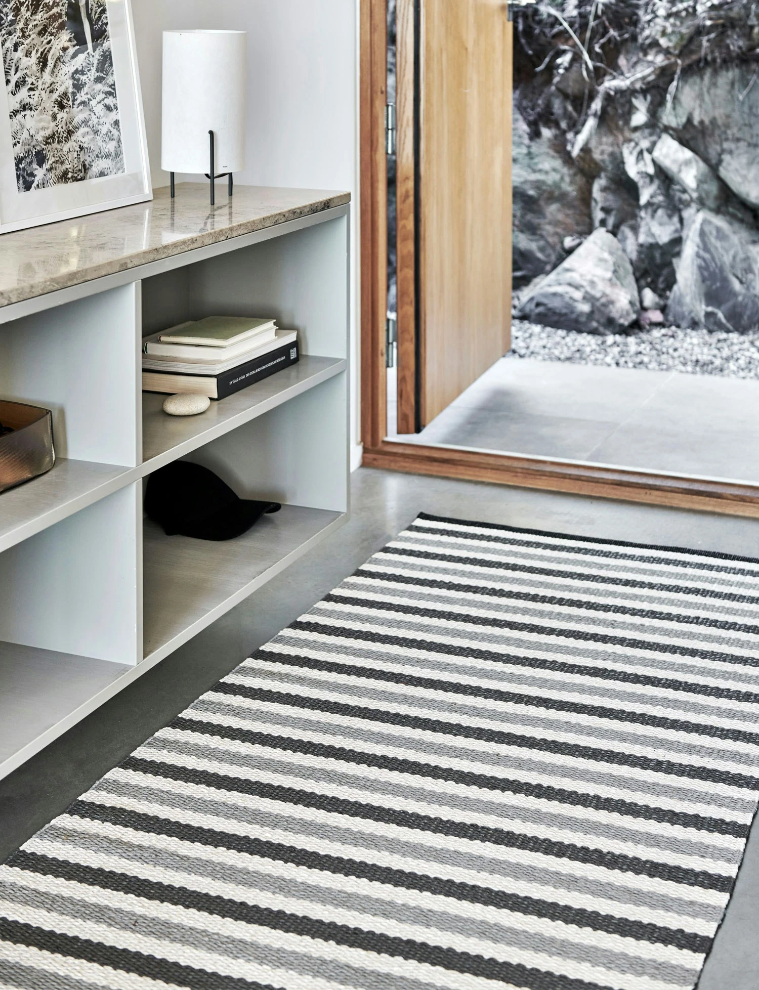 Teo Rug Warm Grey / Charcoal / Vanilla, 230x320 Cm 2 Teo Rug Warm Grey / Charcoal / Vanilla, 230x320 Cm - Image 2