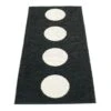 Vera Rug 70x150 Cm, Black/Vanilla