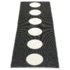 Vera Rug 70x450 Cm, Black/Vanilla