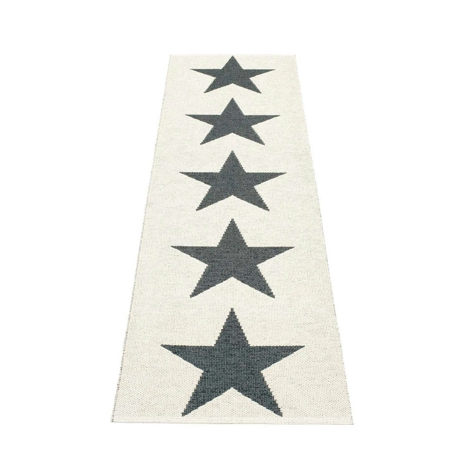 Viggo One Rug 70x150 Cm, Black/Vanilla 3 Viggo One Rug 70x150 Cm, Black/Vanilla - Image 3