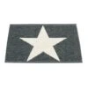 Viggo Small One Doormat 50x70 Cm, Black/Vanilla