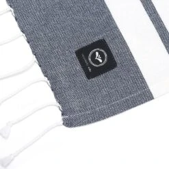 Alma Hamam Bath Sheet 80x180 Cm, Blue 5 Alma Hamam Bath Sheet 80x180 Cm, Blue -Hay Sales Store recycled by wille badlakan hamam alma 80x180cm orange vit 10