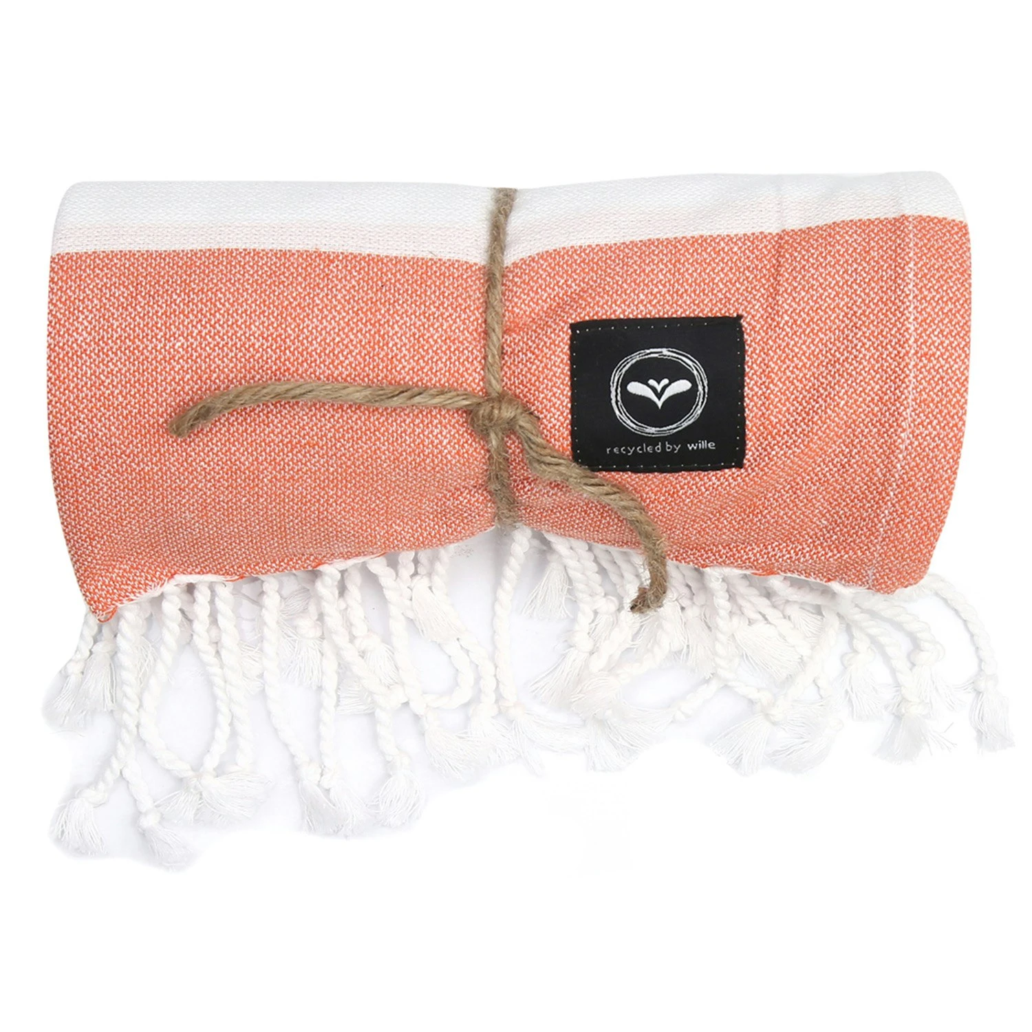 Alma Hamam Bath Sheet 80x180 Cm, Orange 3 Alma Hamam Bath Sheet 80x180 Cm, Orange - Image 3