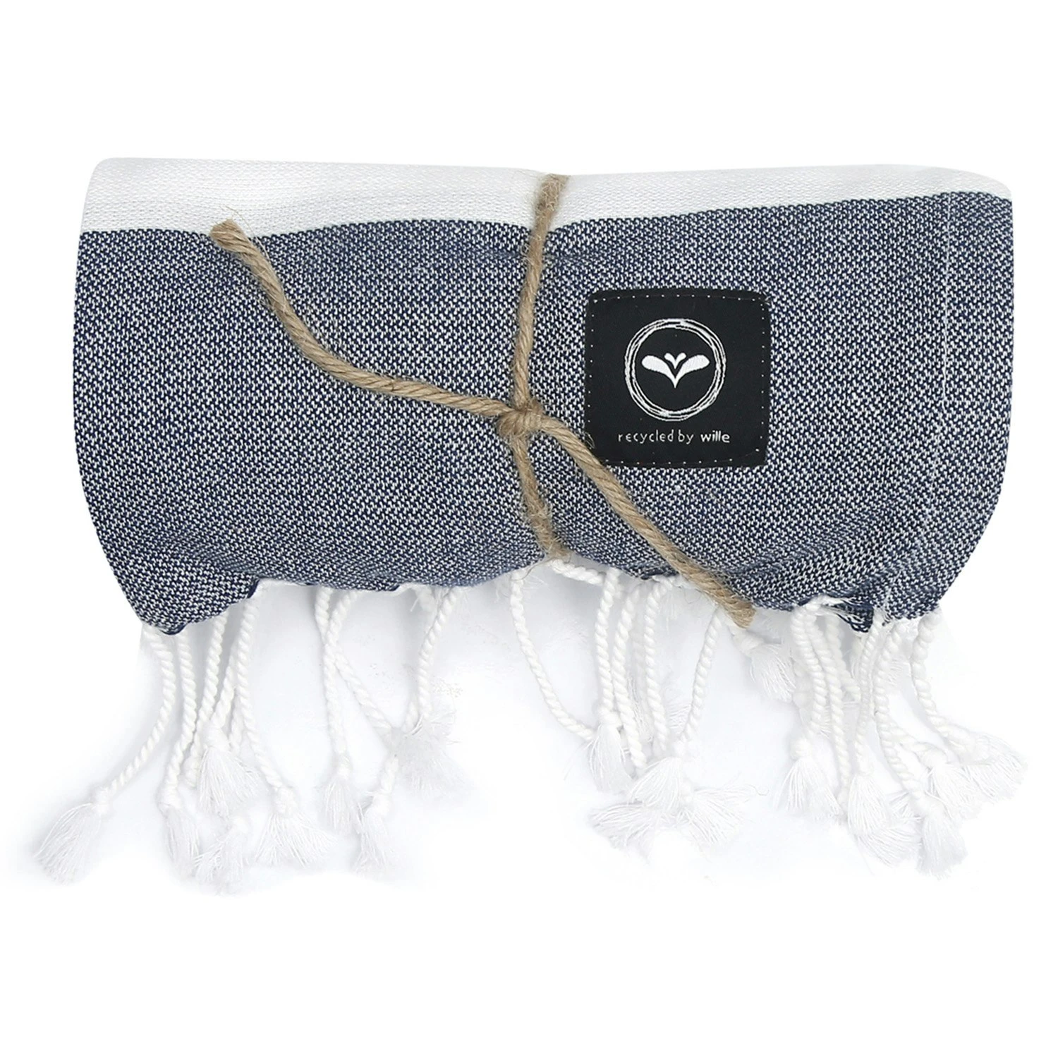 Alma Hamam Bath Sheet 80x180 Cm, Blue 2 Alma Hamam Bath Sheet 80x180 Cm, Blue - Image 2